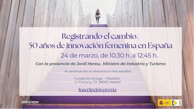 Registrando el cambio. 50 años de innovación femenina en España