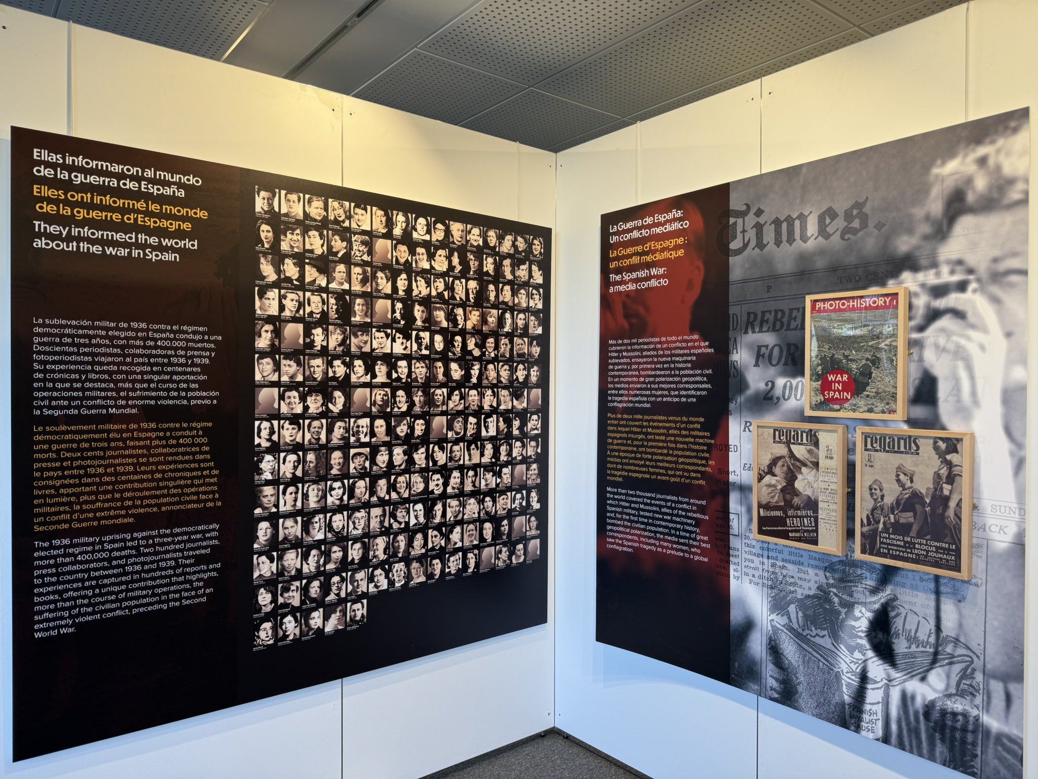 Imagen Inauguración de la exposición “Ellas lo contaron al mundo” en la sede de la UNESCO