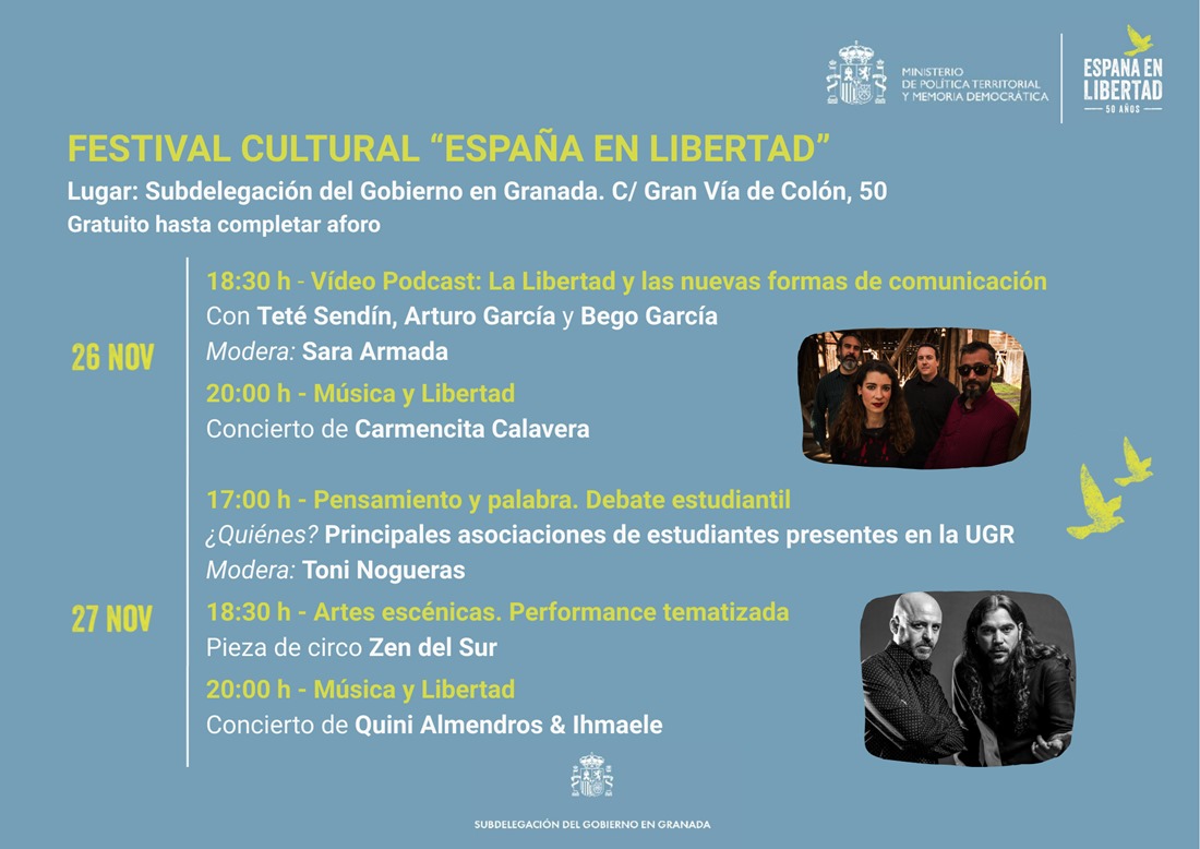 Festival cultural España en Libertad