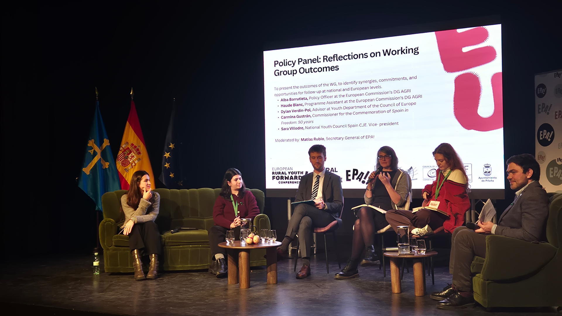 Imagen Carmina Gustrán participa en la European Rural Youth Forward Conference 2026 en Asturias