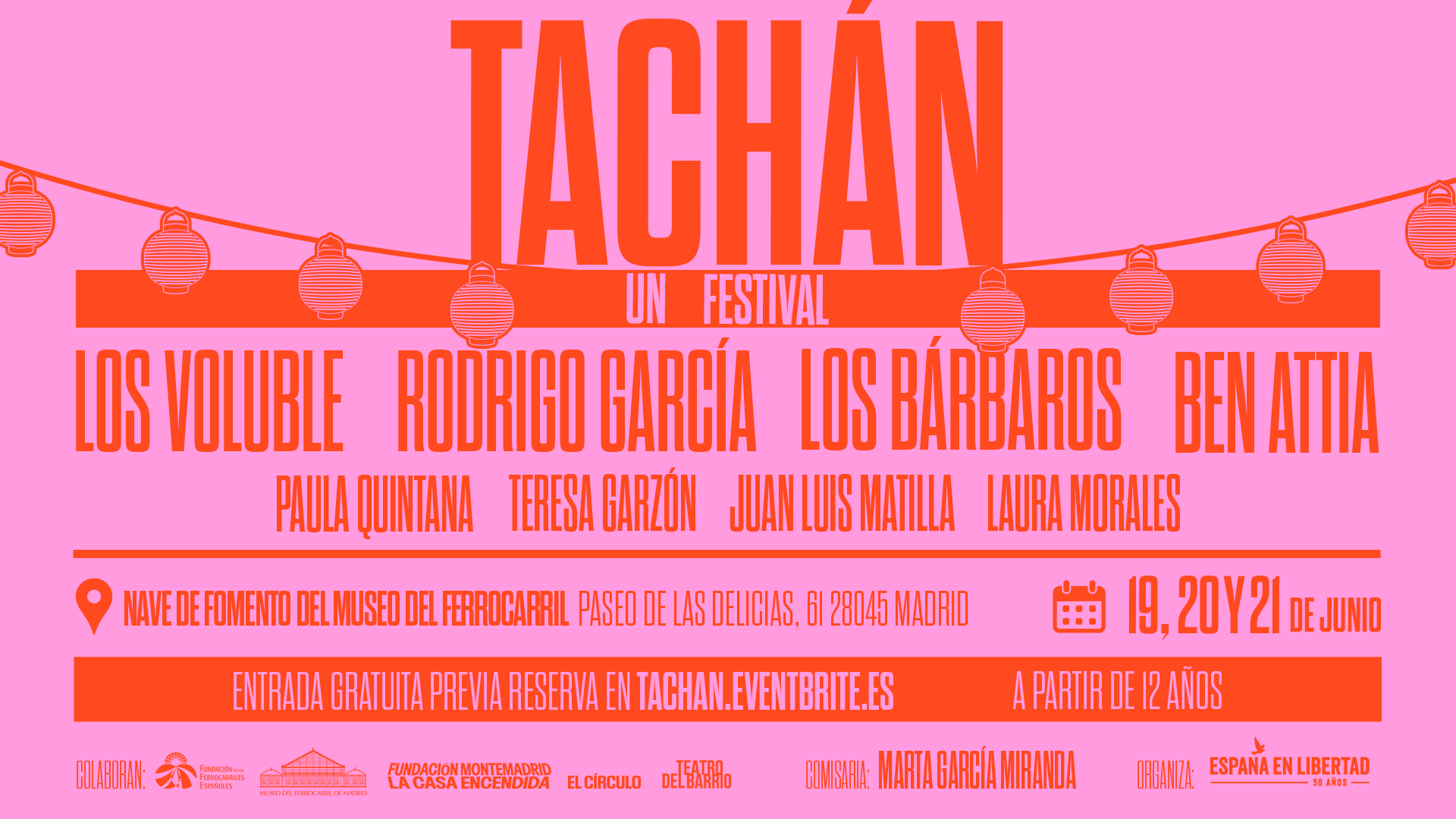 Imagen  Encuentro con Los Bárbaros y Marta García Miranda: se viene TACHÁN. Un festival 