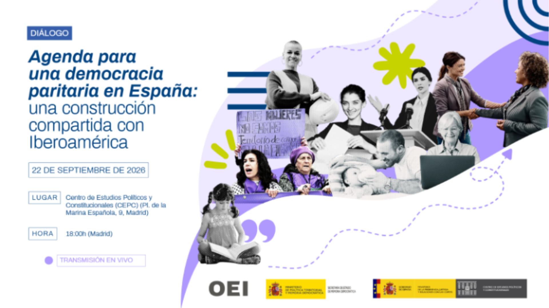 Imagen Agenda para una democracia paritaria en España: una construcción compartida con Iberoamérica