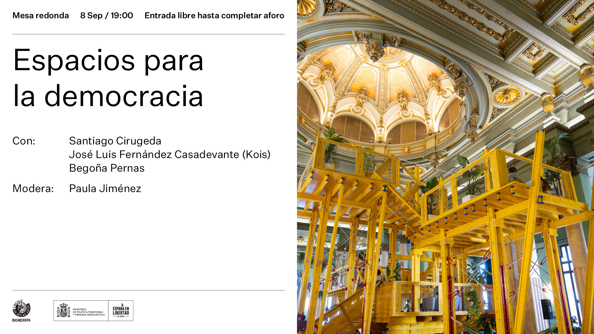 Espacios para la democracia